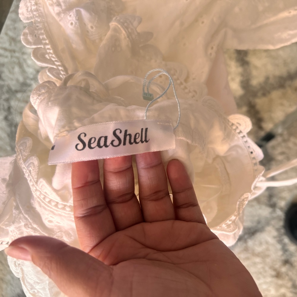 Seashell top white - Picture 5 of 6